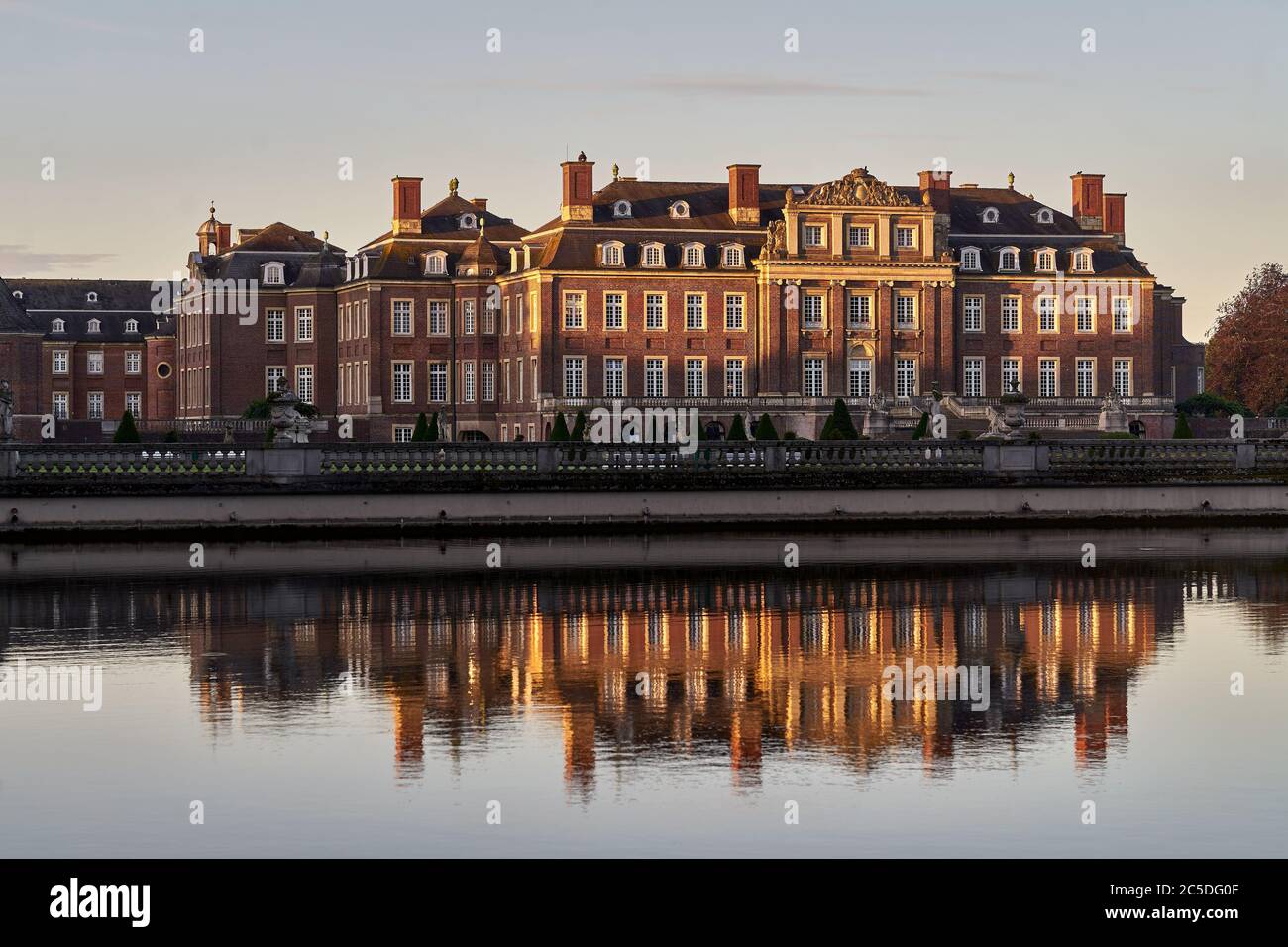 Nordkirchen, Renania Settentrionale-Vestfalia, Germania. 07-03-2020. Il Castello di Nordkirchen, la Versailles di Westfalia, il più grande palazzo barocco della Westfalia Foto Stock