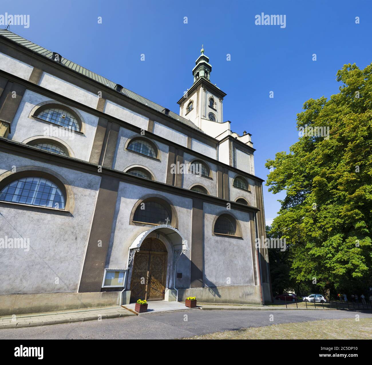 Chiesa di Gesù ( Kosciol Jezusowy ), Cieszyn, Slesia, Polonia, Europa Centrale - la più grande chiesa evangelica luterana in Polonia. Foto Stock