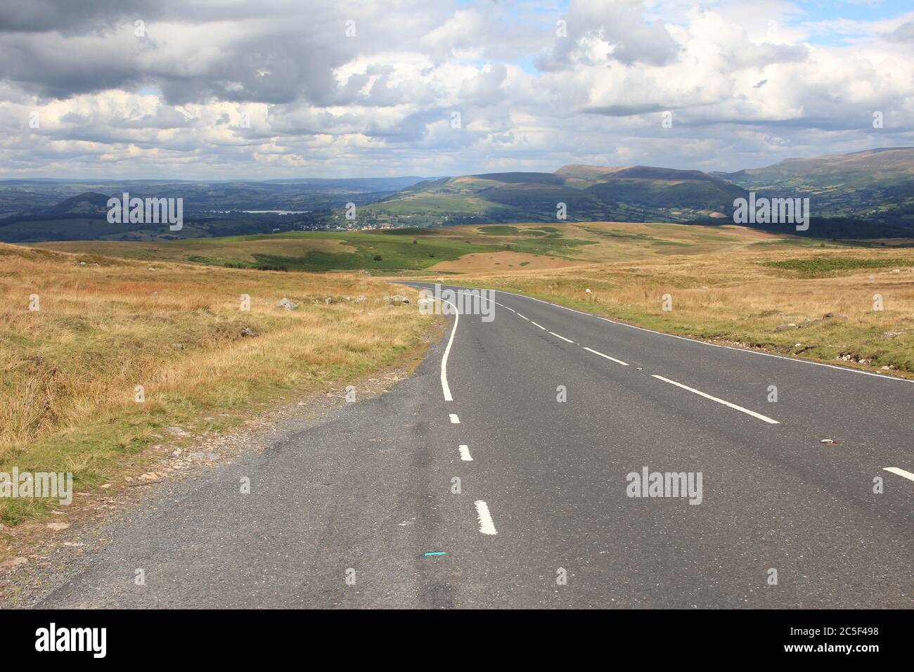 Le strade secondarie del Galles del Nord Foto Stock