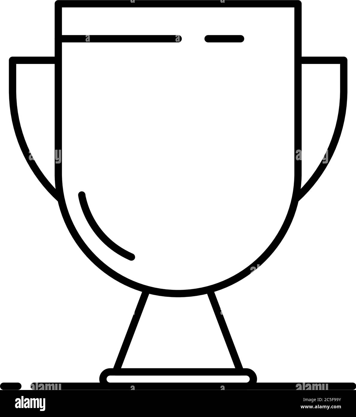 Premio Trofeo Cup Champion Award icona isolata nera isolato vettore illustrazione disegno vincitore podio premio Illustrazione Vettoriale