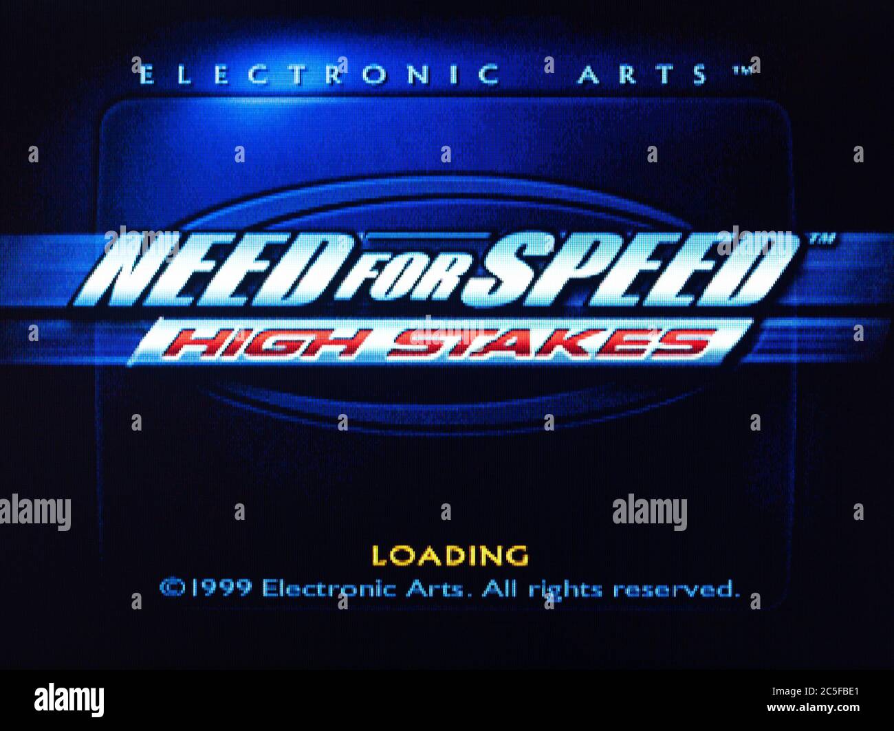 Need for Speed High Stakes - Sony PlayStation 1 PSX - solo per uso editoriale Foto Stock