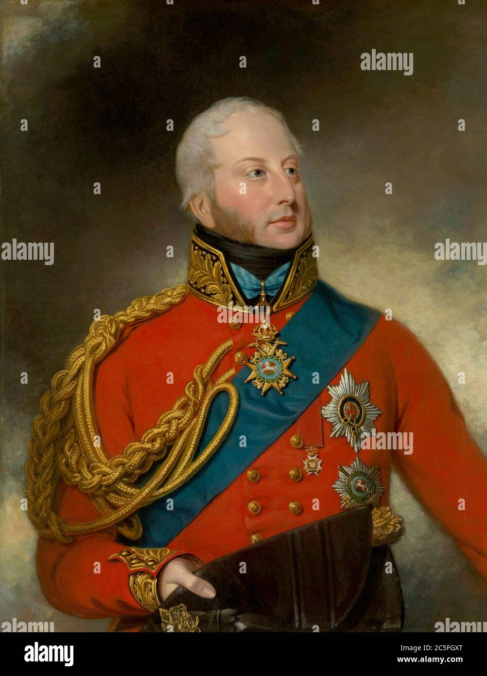 Il principe Guglielmo, Duca di Gloucester ed Edimburgo (William Frederick, 1776 – 1834), fu un bisnonno di re Giorgio II e nipote e genero di re Giorgio III del Regno Unito. Foto Stock