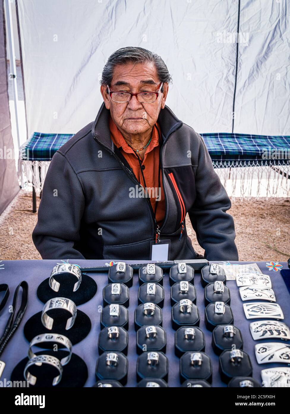2019 Pueblo Grande mercato indiano Foto Stock