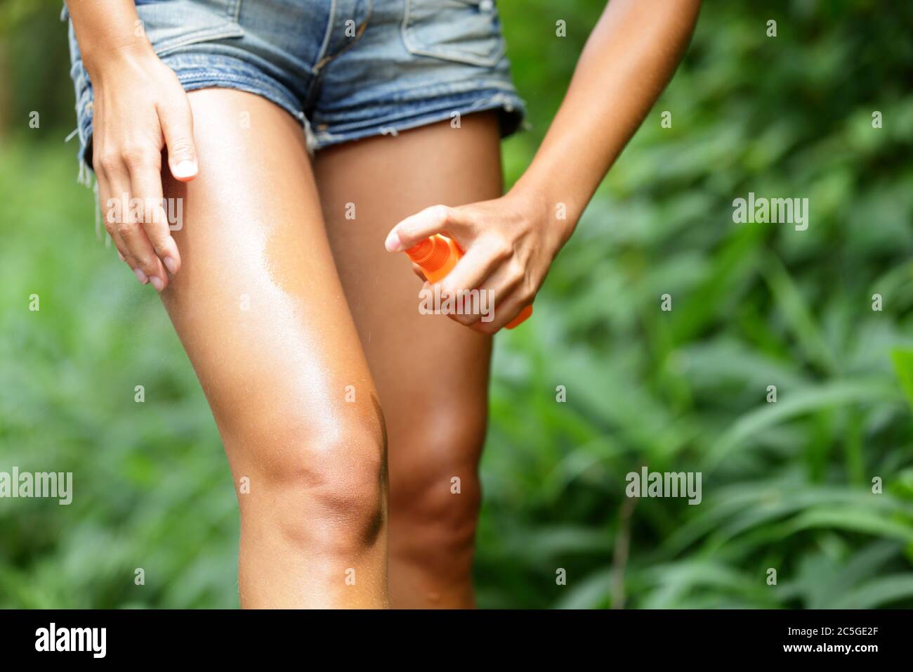 Repellente per zanzare / repellente per insetti Foto Stock