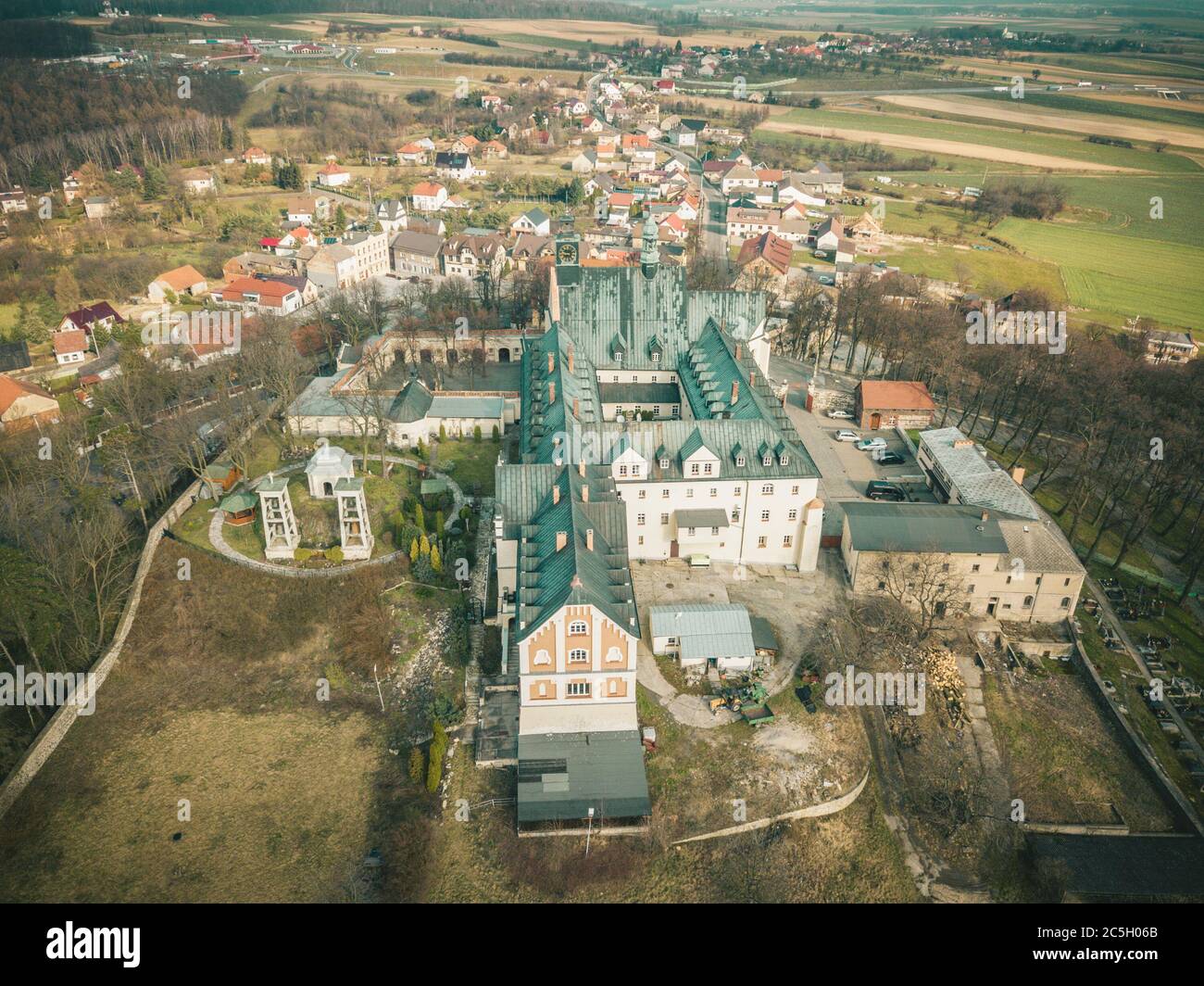 Santuario di Sant'Anna . Swieta Anna, Opole, Polonia. Foto Stock