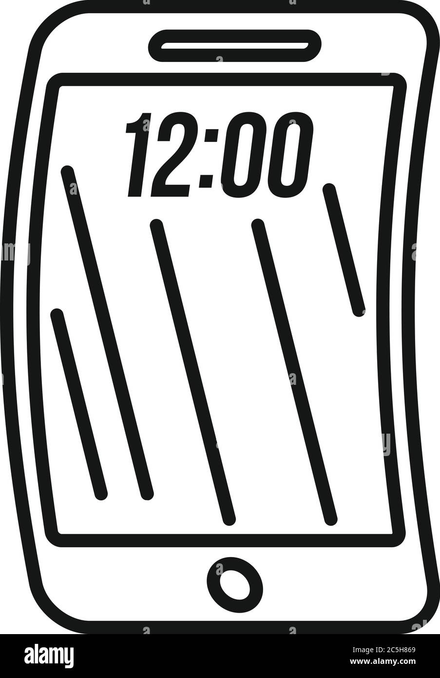 Icona telefono pieghevole. Icona vettoriale telefono pieghevole per il web design isolato su sfondo bianco Illustrazione Vettoriale