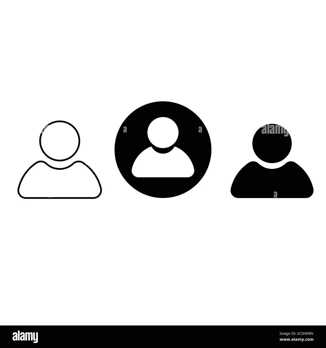 Pacchetto di icone persone grafico vettoriale. EPS 10. Illustrazione Vettoriale