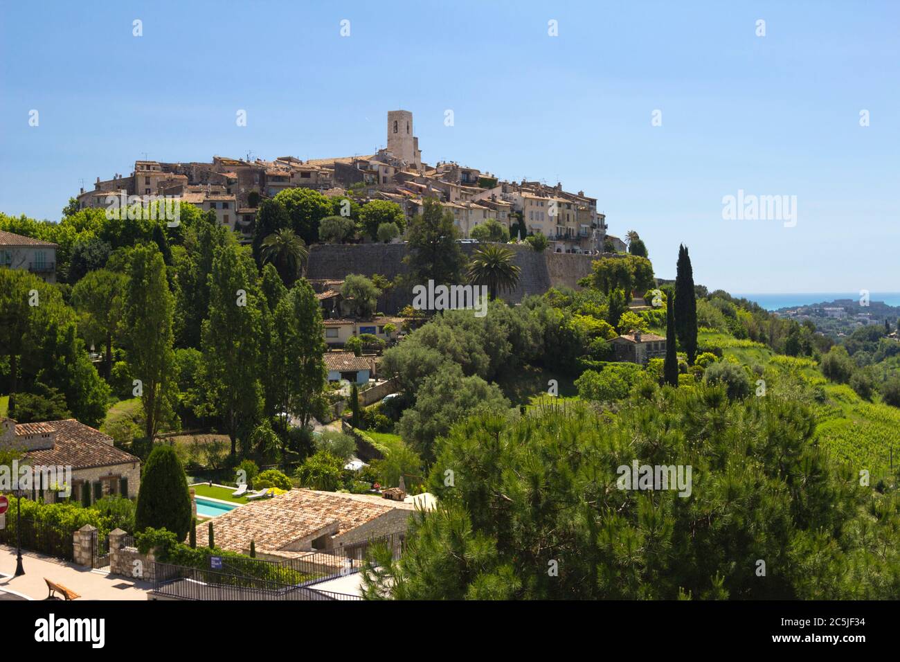 Saint-Paul-de-Vence, Provenza-Alpi-Costa Azzurra, Francia, Europa Foto Stock