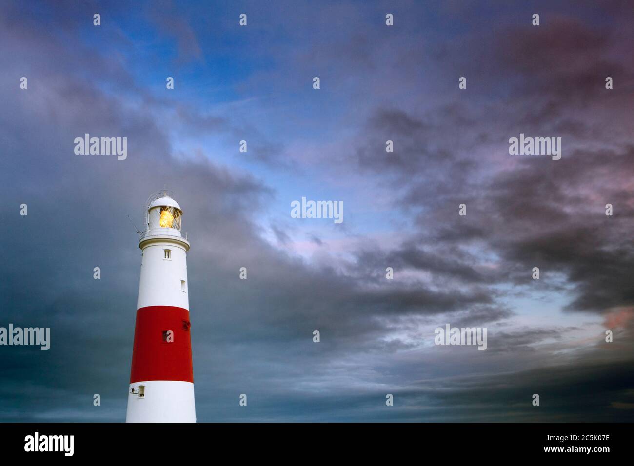 Portland Bill Lighthouse, Dorset, Regno Unito. Foto Stock