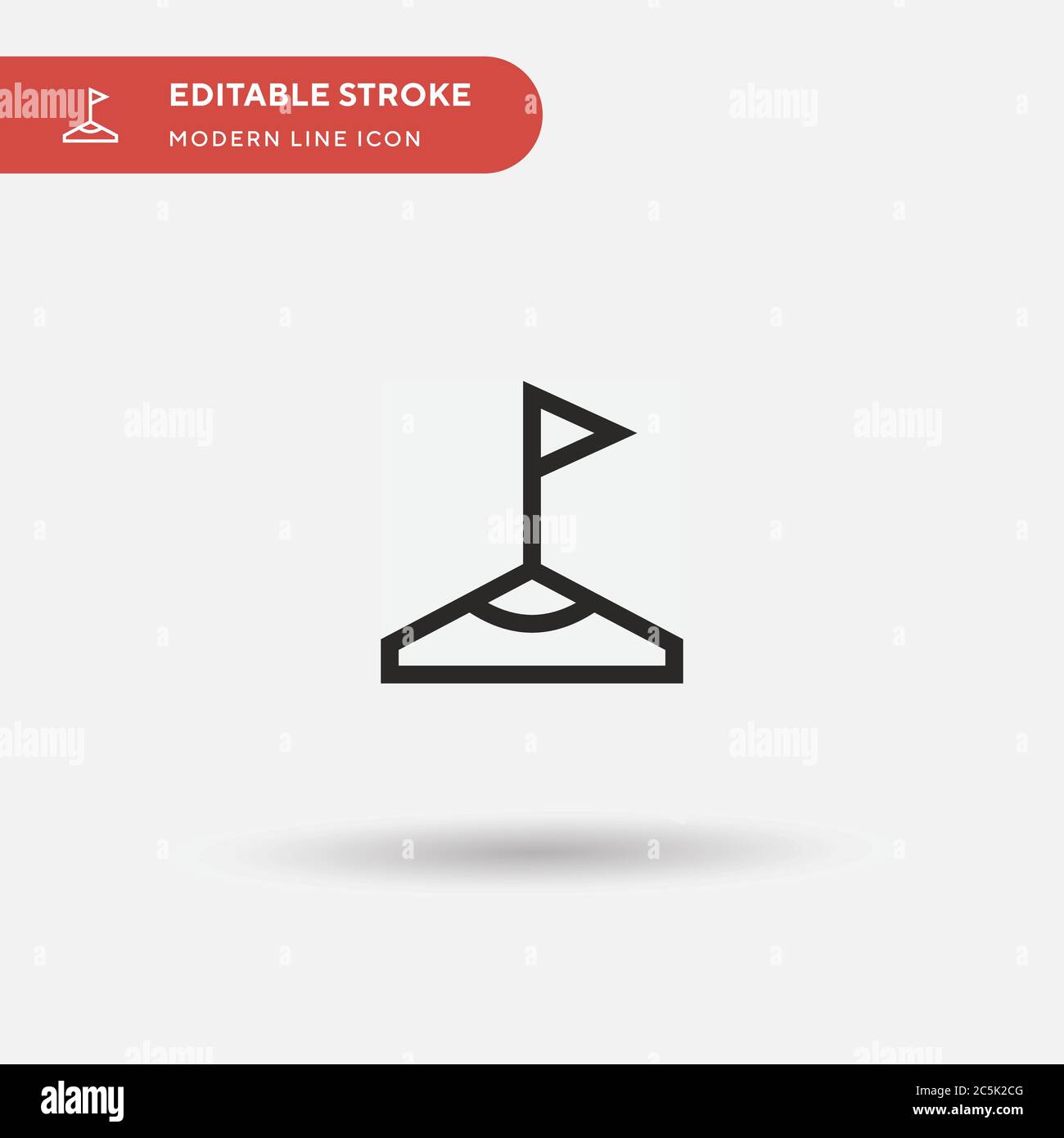 Icona vettore semplice angolo. Modello di disegno simbolo illustrazione per elemento UI mobile Web. Pittogramma moderno a colori perfetto su tratto modificabile. Icone angolari per il vostro progetto aziendale Illustrazione Vettoriale