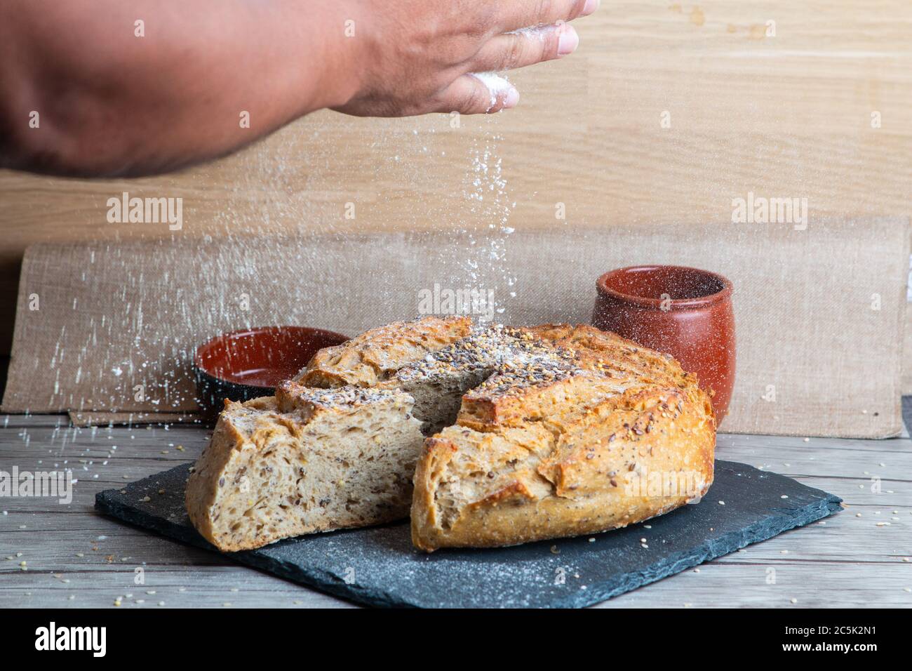 Pan de campana frances Foto Stock