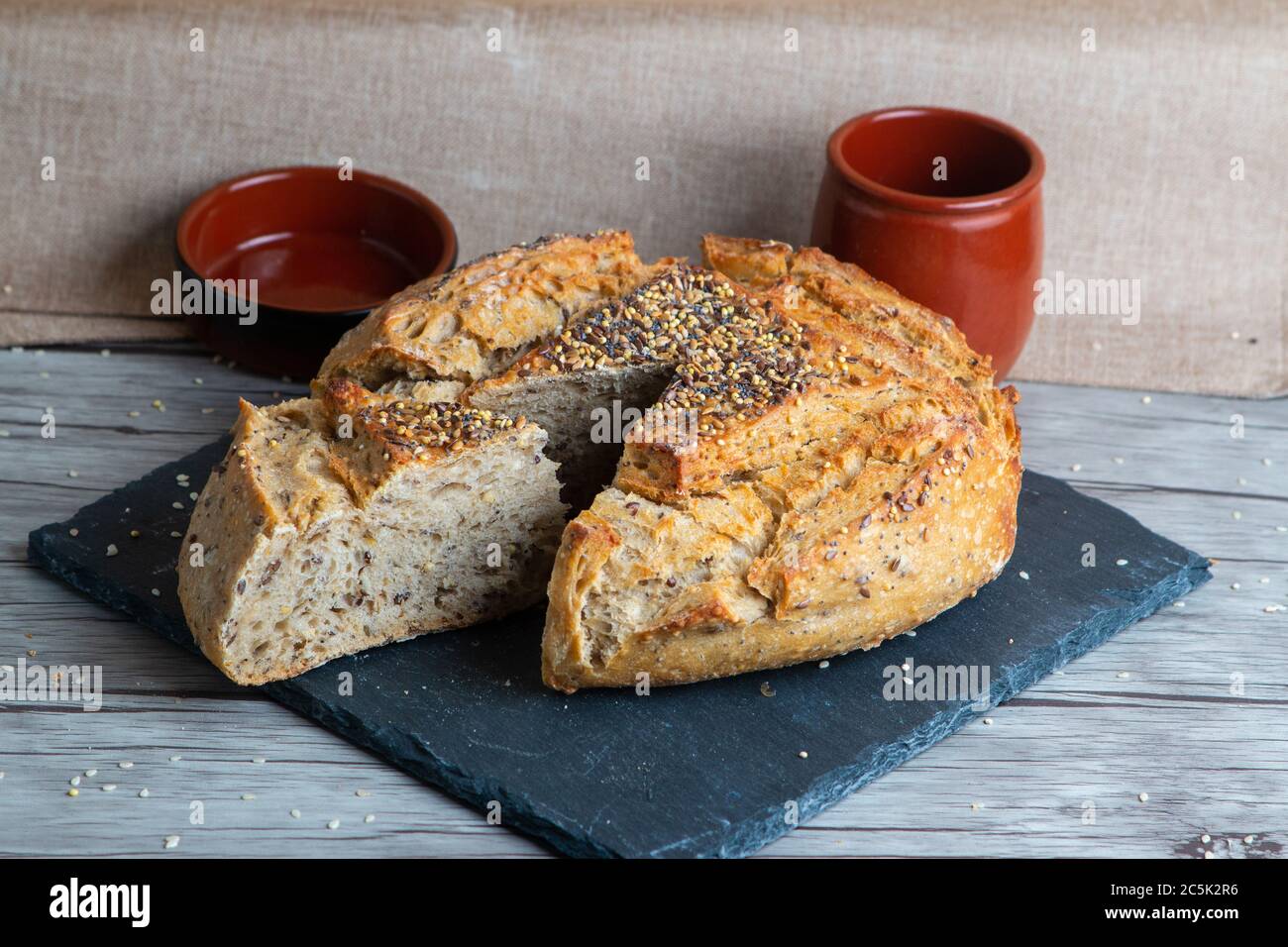 Pan de campana frances Foto Stock