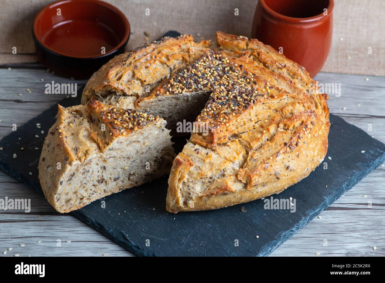 Pan de campana frances Foto Stock