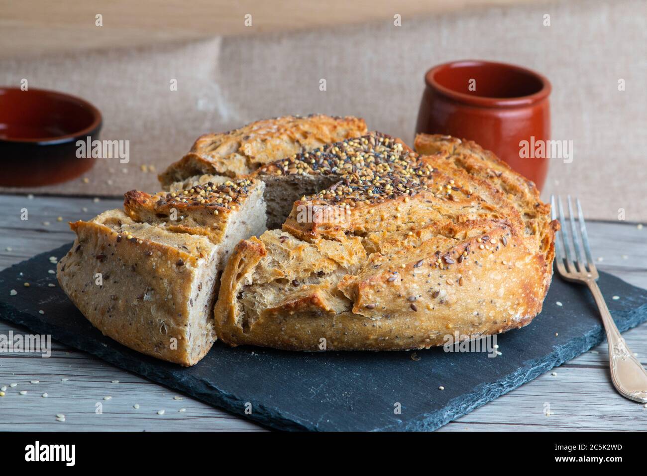 Pan de campana frances Foto Stock