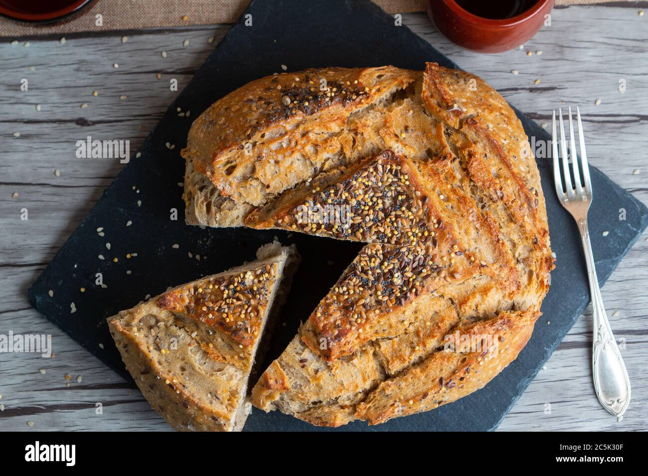 Pan de campana frances Foto Stock