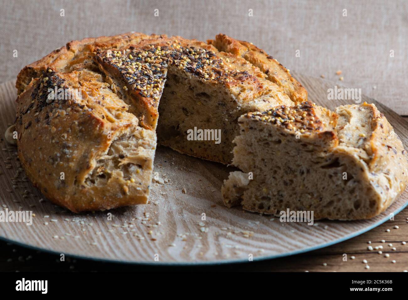 Pan de campana frances Foto Stock