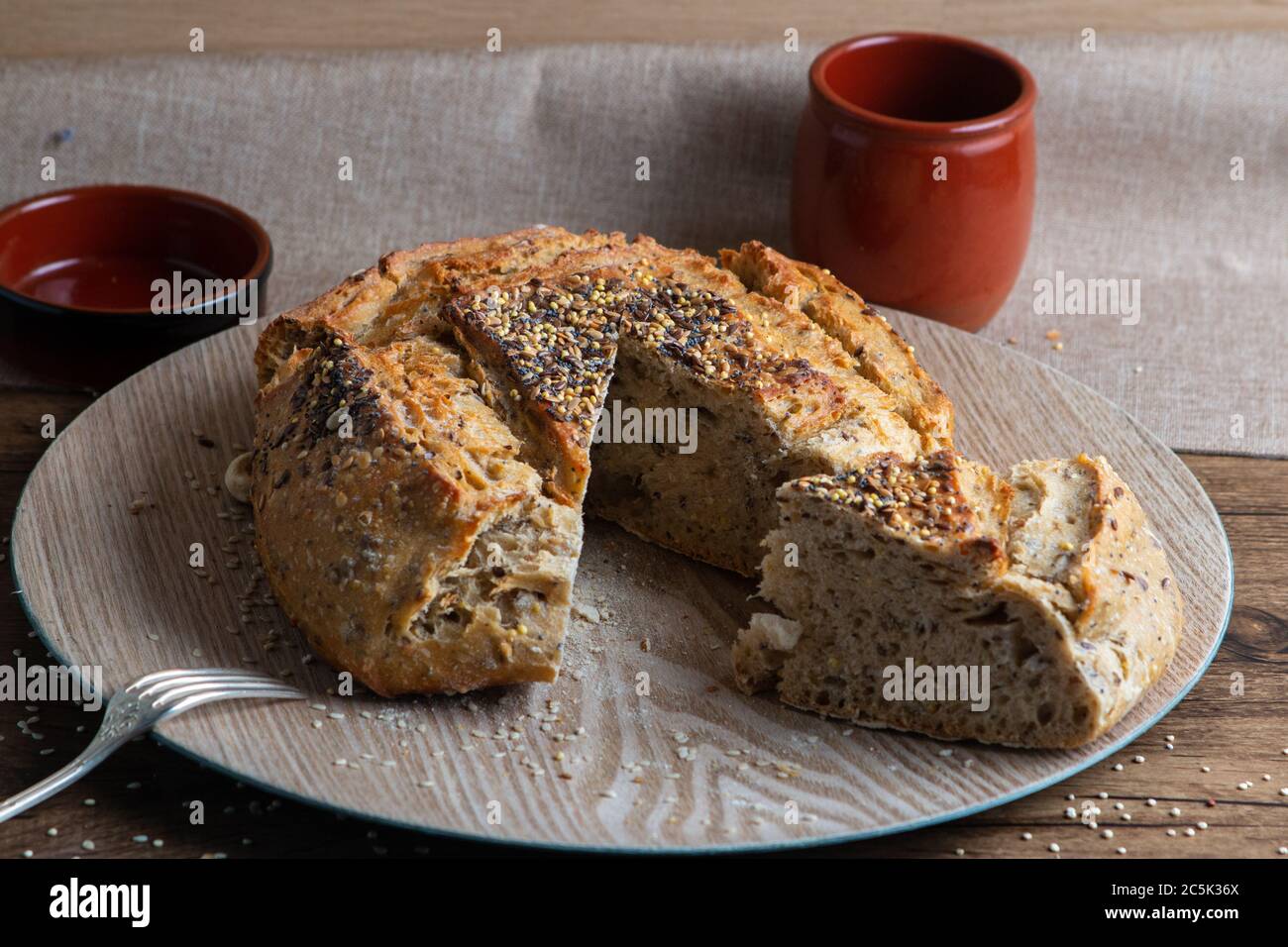 Pan de campana frances Foto Stock