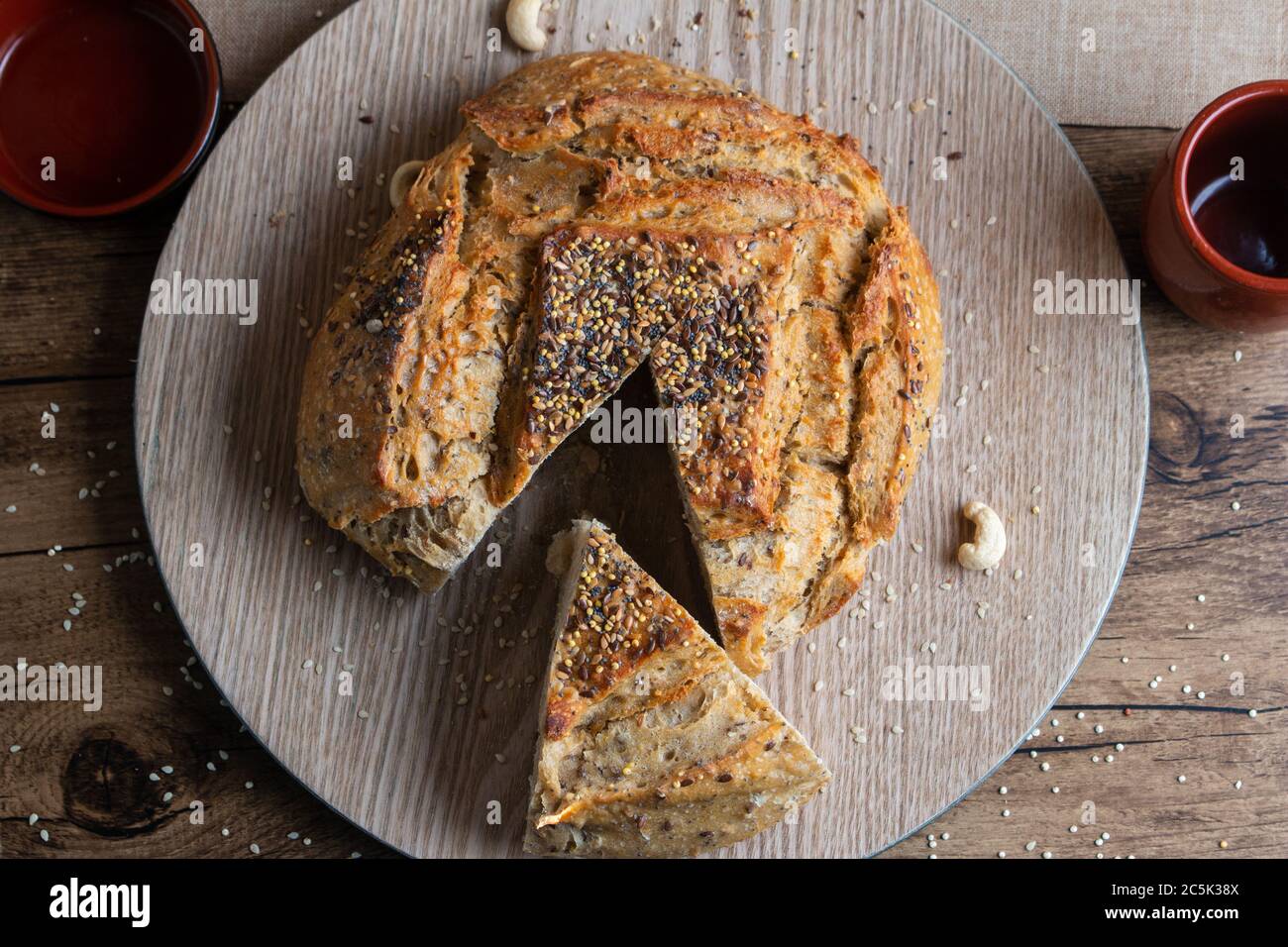 Pan de campana frances Foto Stock