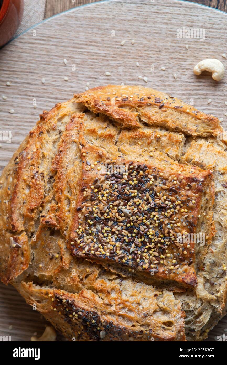 Pan de campana frances Foto Stock