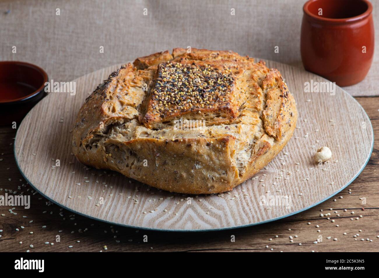 Pan de campana frances Foto Stock