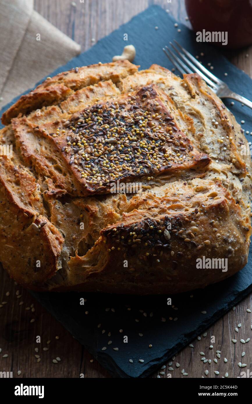 Pan de campana frances Foto Stock