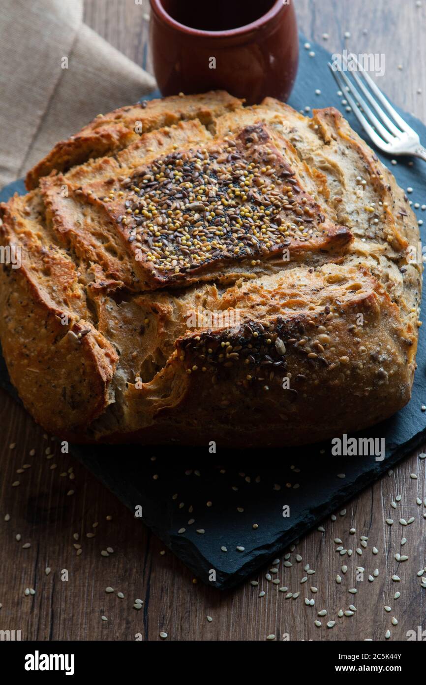 Pan de campana frances Foto Stock