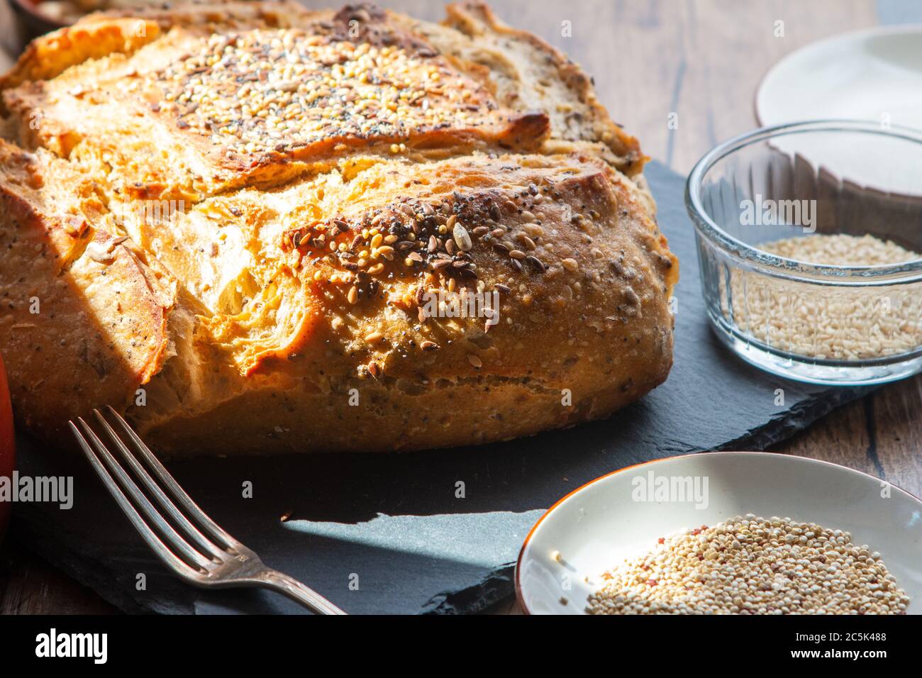 Pan de campana frances Foto Stock