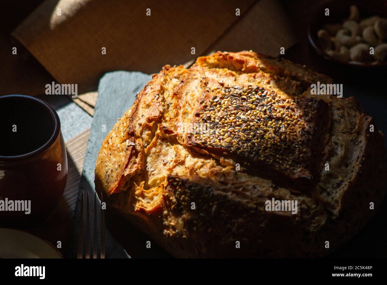 Pan de campana frances Foto Stock