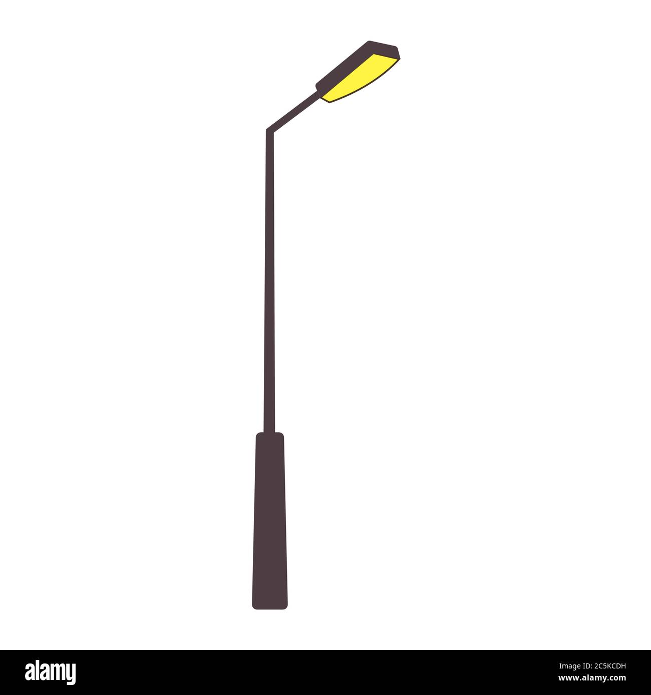 Icona Street light in stile piatto alla moda. Illustrazione vettoriale. EPS 10. Illustrazione Vettoriale