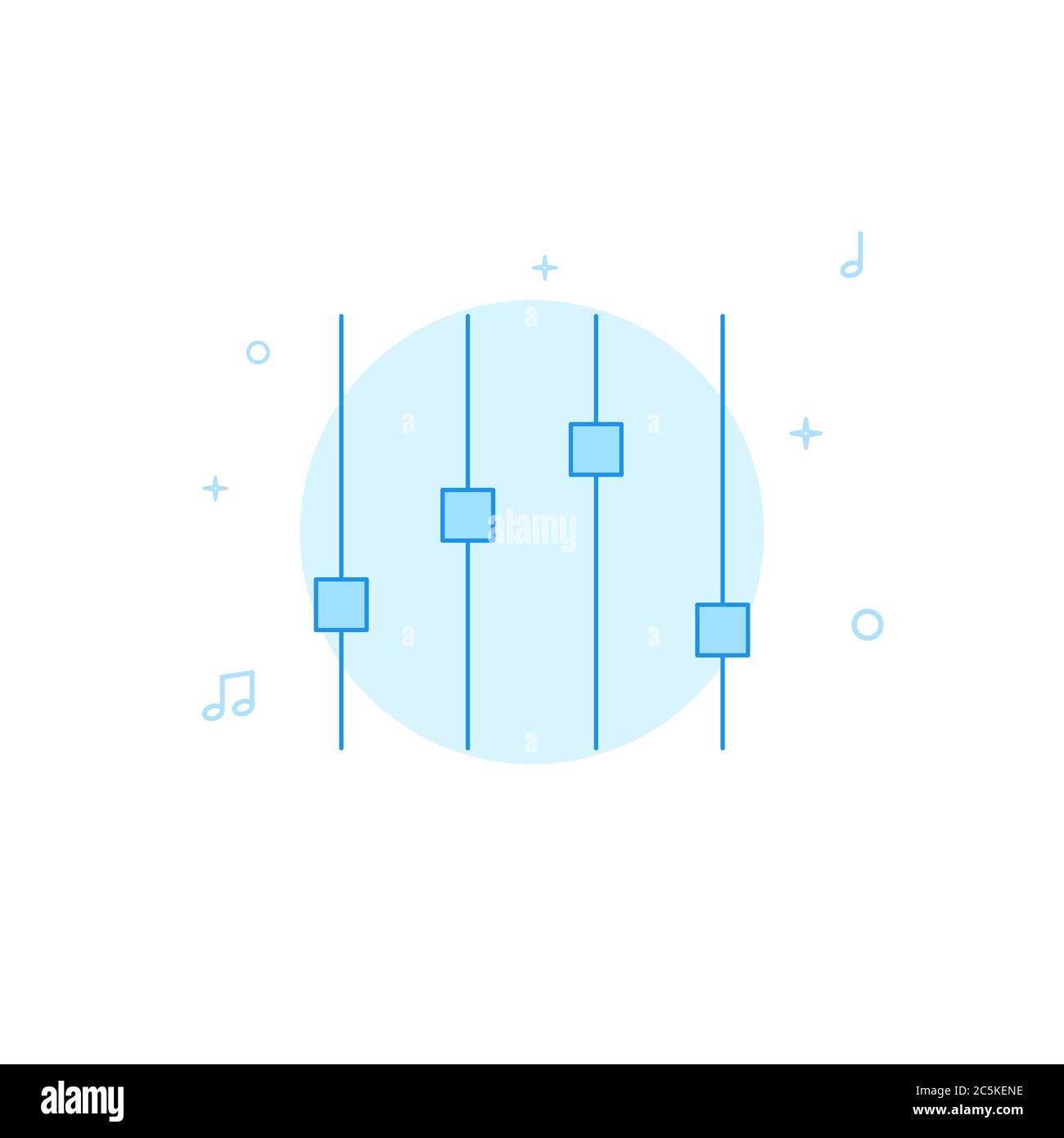 Ingegnere del suono, scheda di mixaggio, icona vettoriale equalizzatore. Illustrazione piatta. Stile linea riempito. Design monocromatico blu. Tratto modificabile. Regolare lo spessore della linea Illustrazione Vettoriale Ingegnere del suono, scheda di mixaggio, icona vettoriale equalizzatore. Illustrazione piatta. Stile linea riempito. Design monocromatico blu. Tratto modificabile. Regolare lo spessore della linea Illustrazione Vettoriale