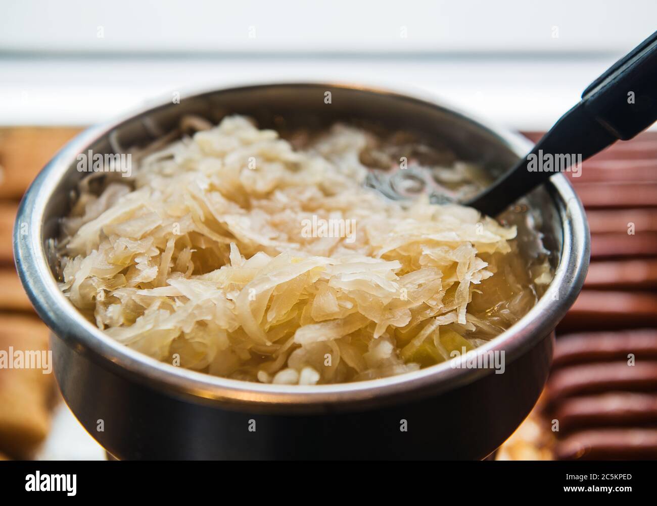 Crauti pronti a servire Foto Stock