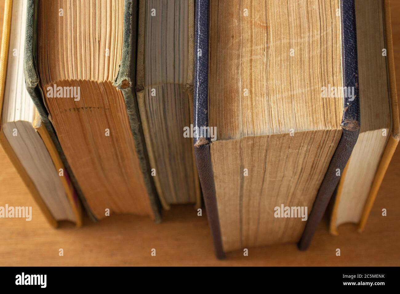 Libri verticali Foto Stock