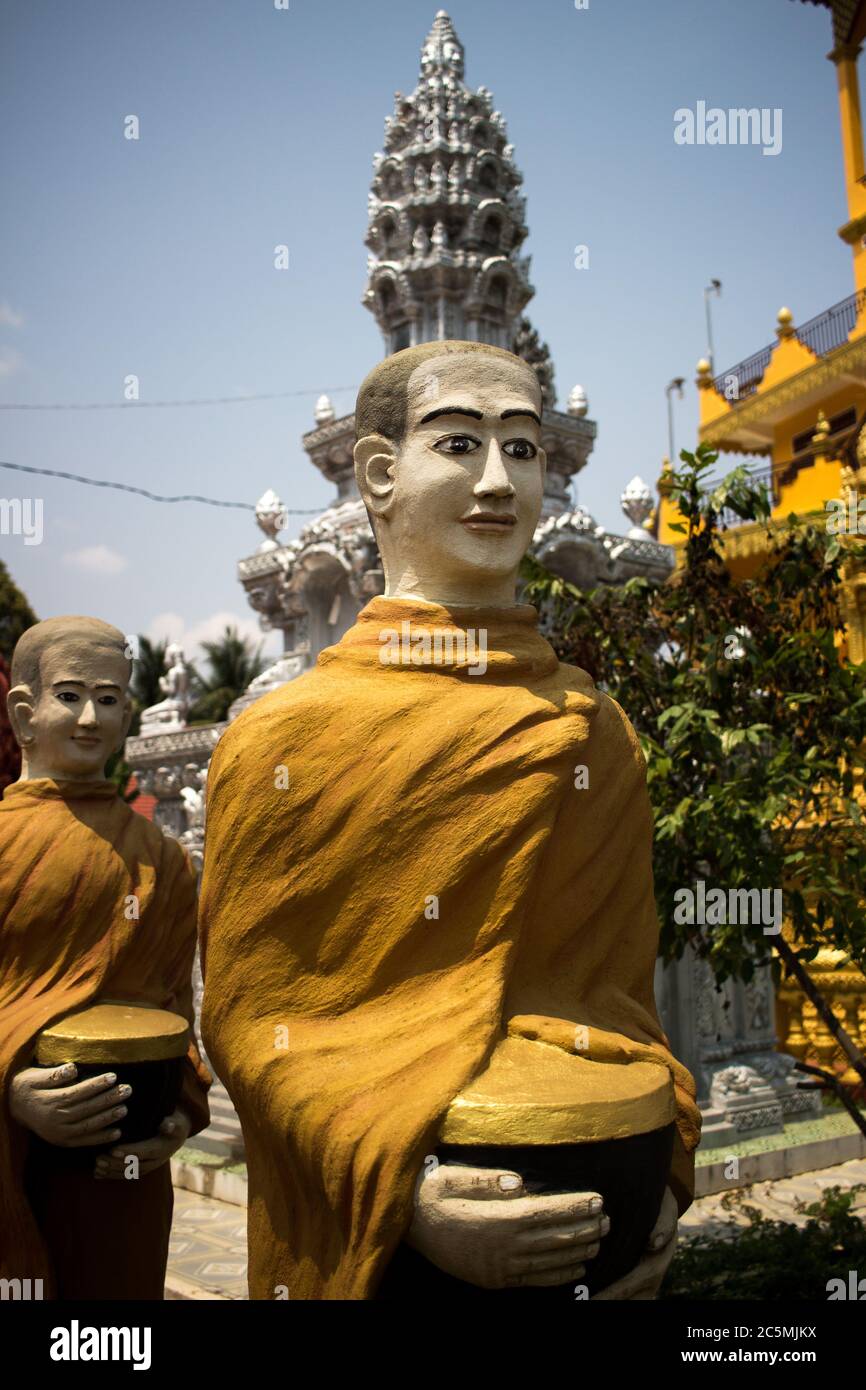 CAMBODGE - DES TEMPLI bouddhique à Battambang au Cambodge. CAMBOGIA - TEMPLI Tempio buddista a Battambang in Cambogia. Foto Stock