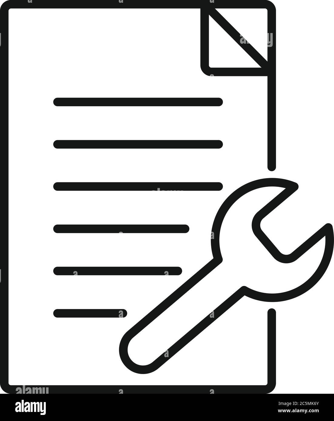 Icona carte del centro di assistenza. Descrizione dei documenti del centro di assistenza icona vettoriale per il web design isolata su sfondo bianco Illustrazione Vettoriale