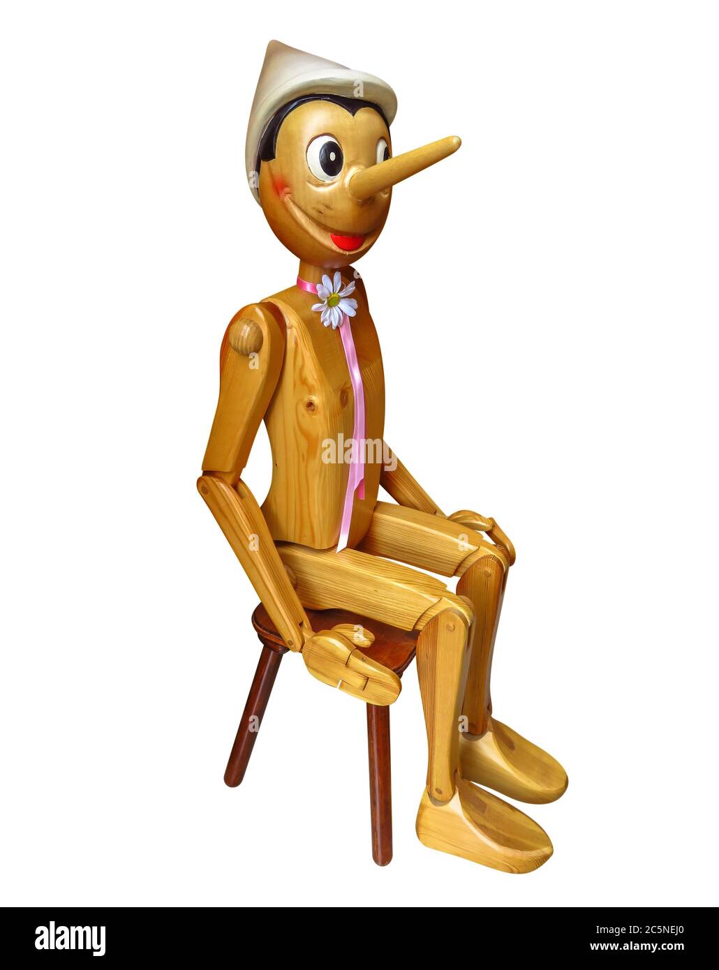 Urbino, Italia - 24 giugno 2017: Pinocchio di legno presso il negozio di souvenir di Urbino, Italia Foto Stock