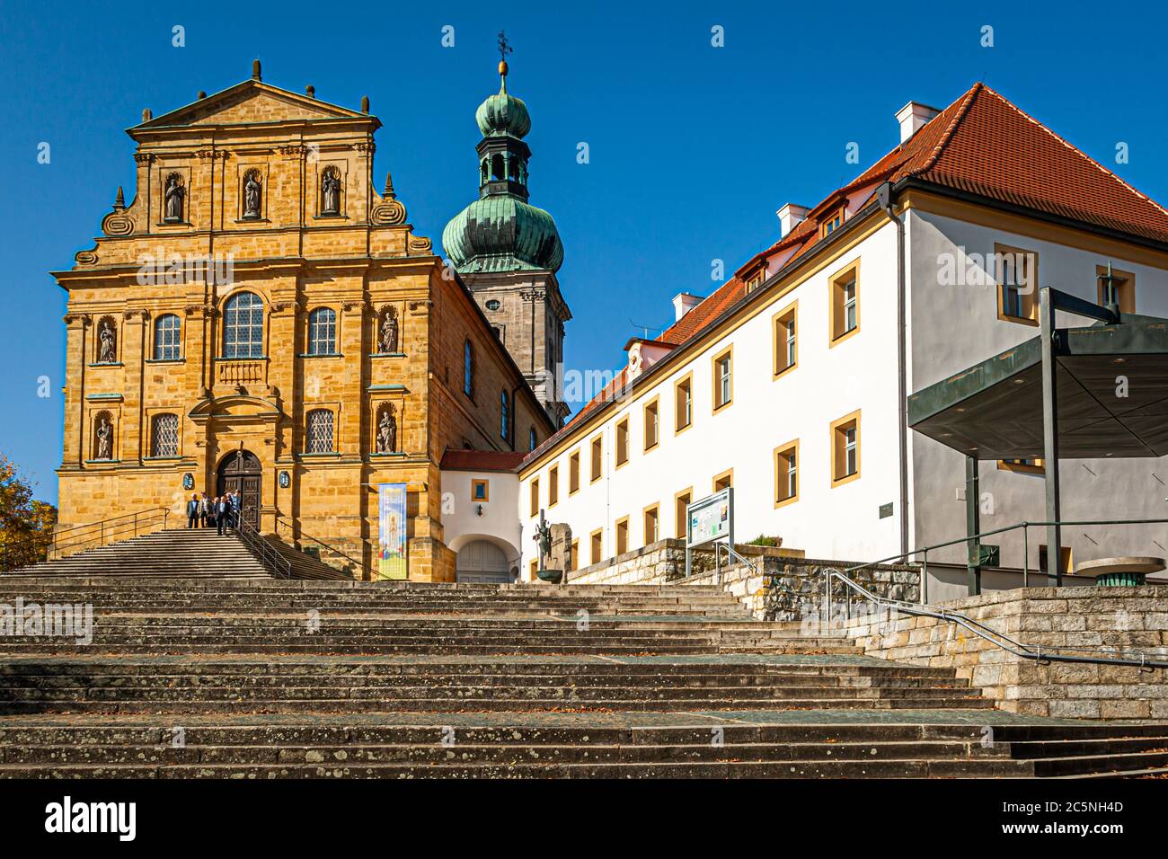 Pellegrinaggio Chiesa di Maria Ausiliatrice (Maria Hilf) ad Amberg, Germania Foto Stock
