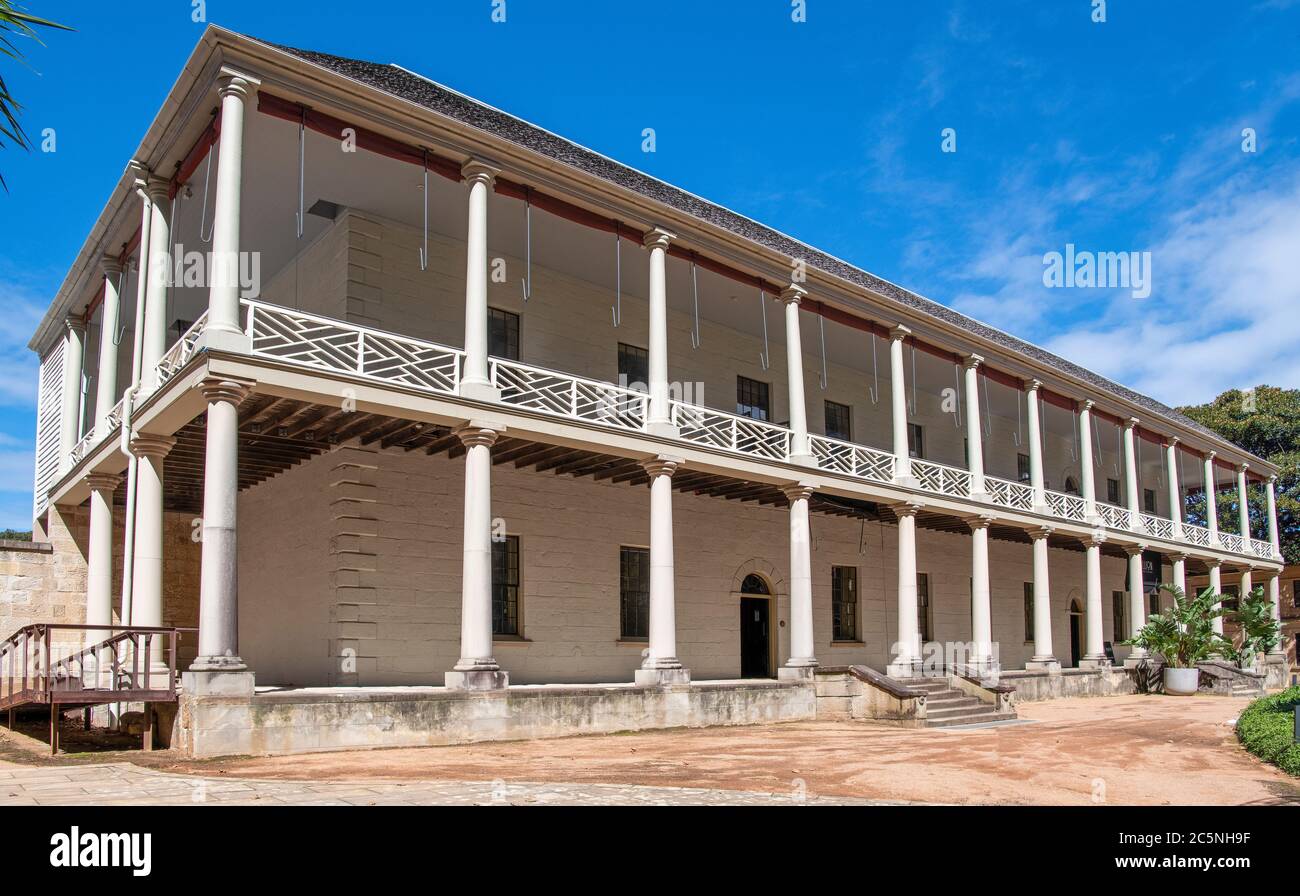 L'edificio Mint ora museo Macquarie Street Sydney Australia Foto Stock