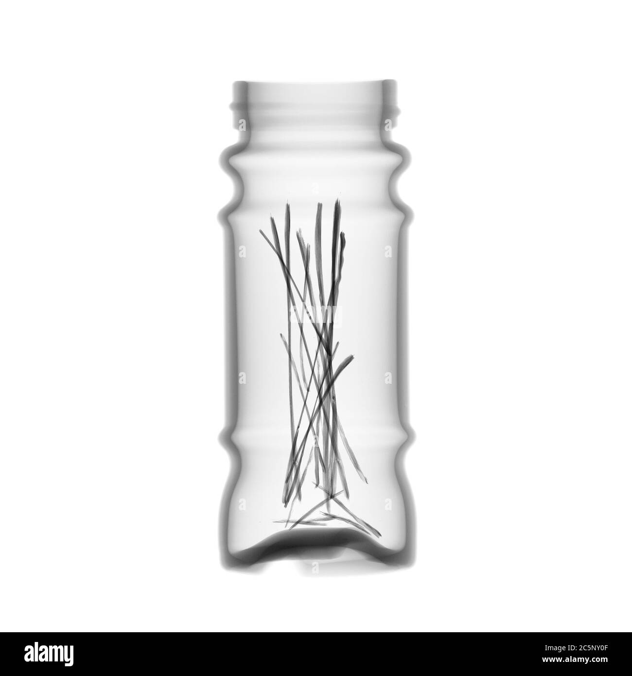 Vaso di zafferano, raggi X. Foto Stock