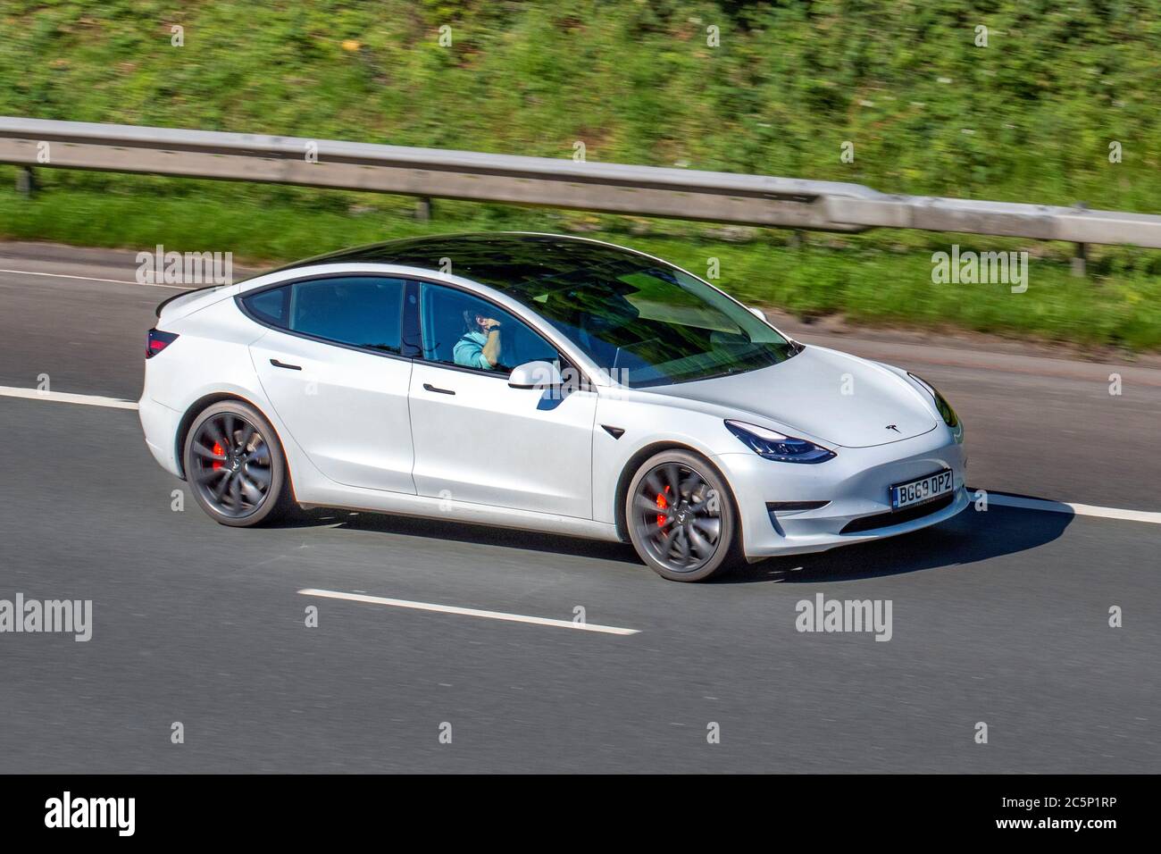 White tesla 3 performance discount