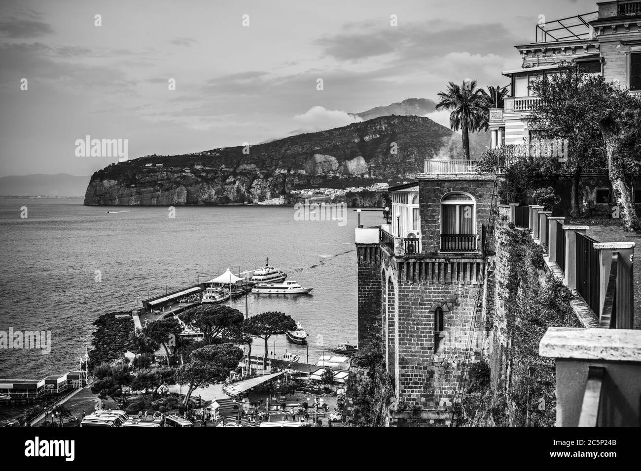 Sorrento famosa in tutto il mondo in Campania Foto Stock