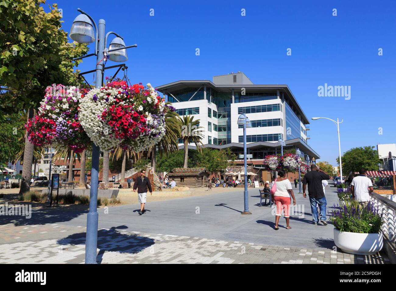 Jack London Square,Oakland,California , Stati Uniti Foto Stock