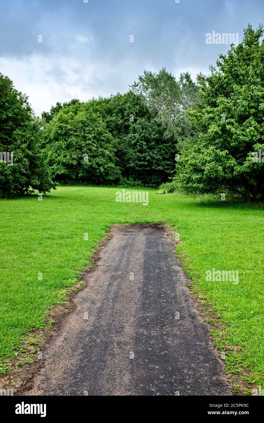 La fine della strada Regno Unito Foto Stock