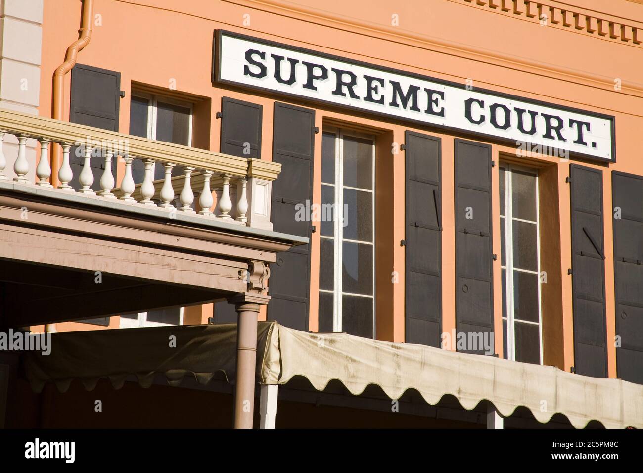 La Corte suprema nella Città Vecchia a Sacramento, California, Stati Uniti d'America Foto Stock
