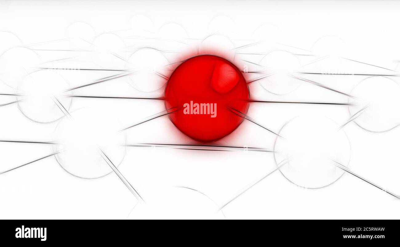 Comunicazioni globali sul livello di nano Foto Stock