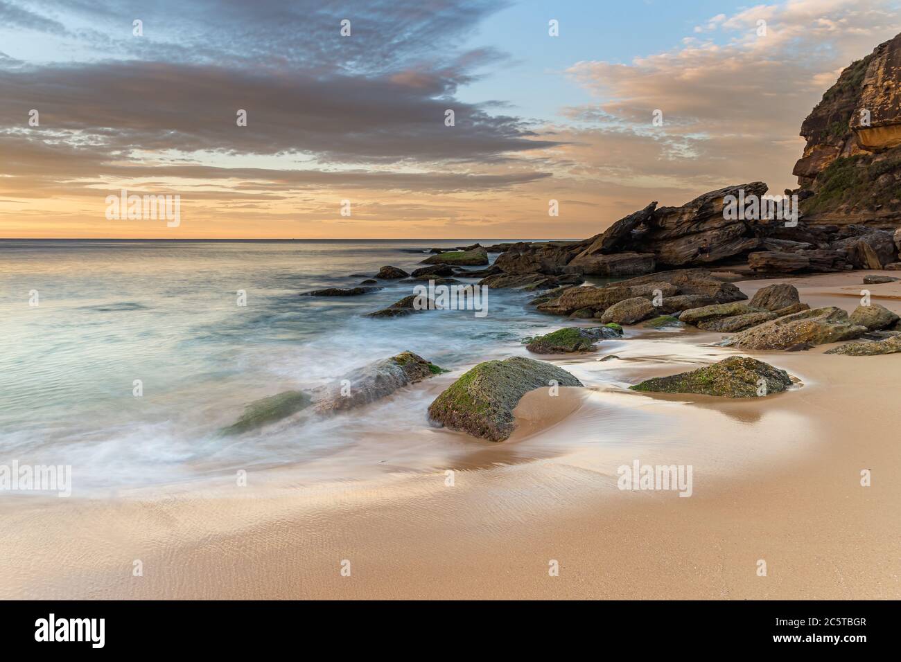 Mare da Killcare Beach sulla costa centrale, NSW, Australia. Foto Stock