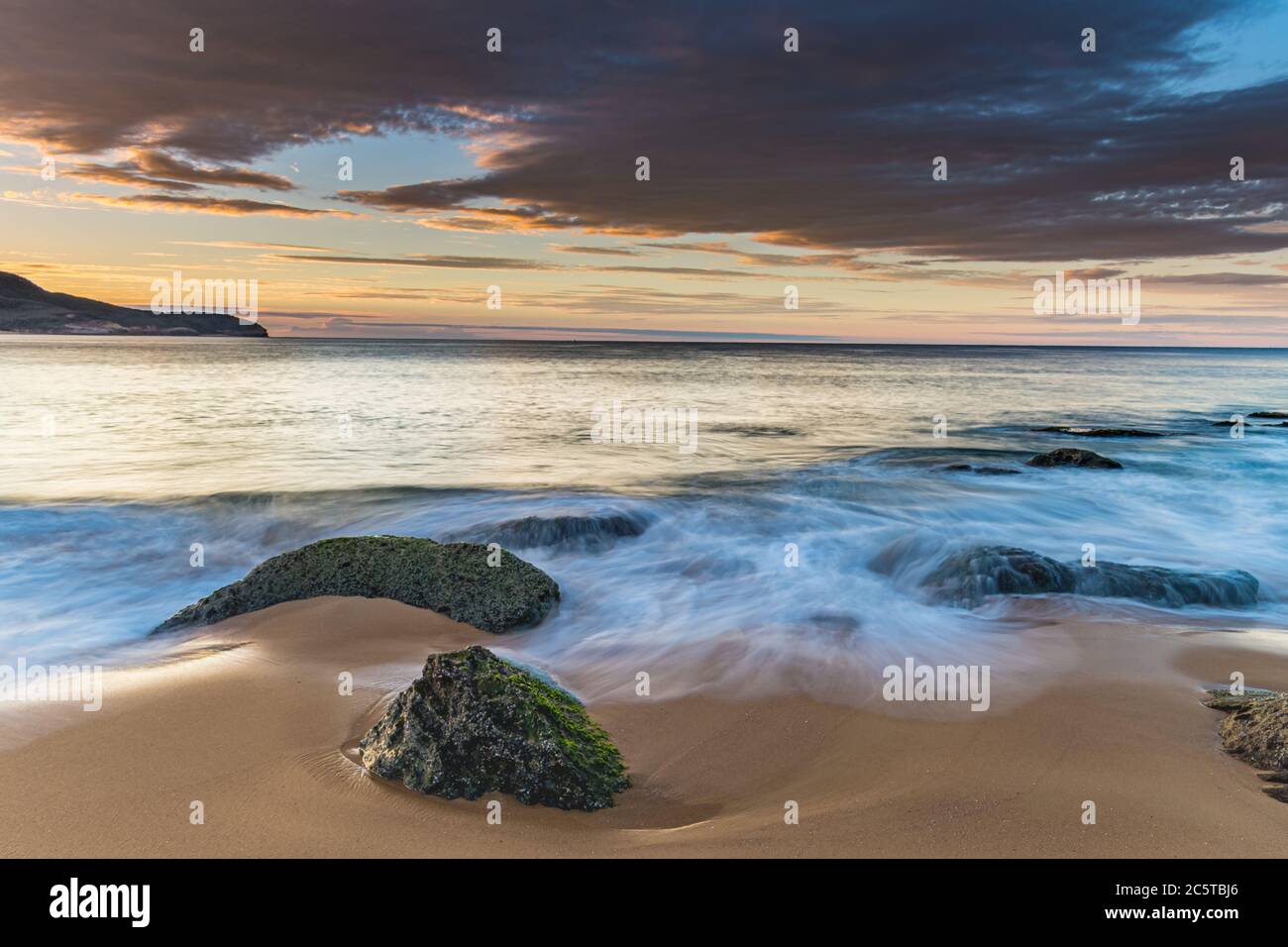 Mare da Killcare Beach sulla costa centrale, NSW, Australia. Foto Stock