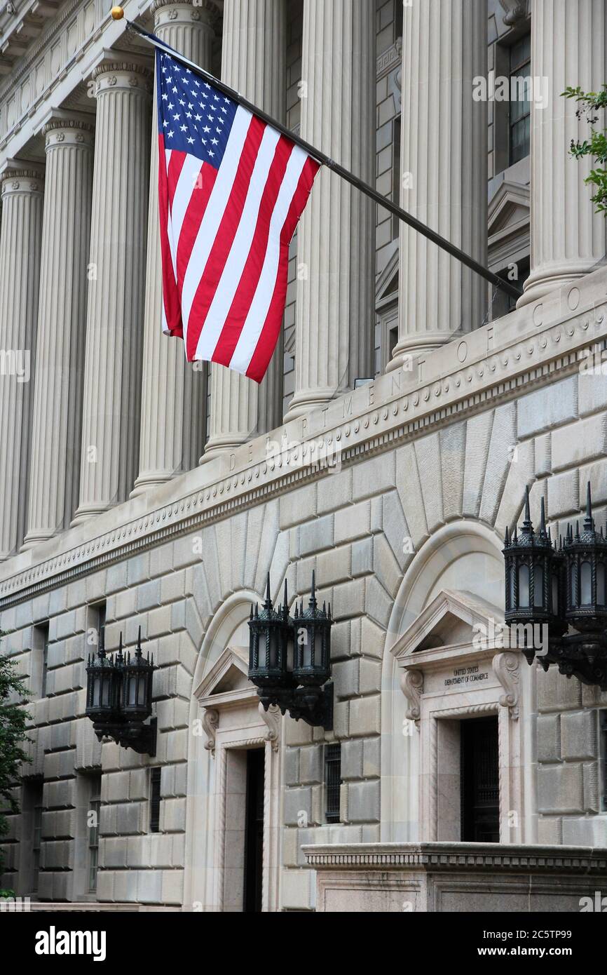 Washington DC, capitale degli Stati Uniti. Dipartimento del Commercio degli Stati Uniti. Foto Stock Washington DC, capitale degli Stati Uniti. Dipartimento del Commercio degli Stati Uniti. Foto Stock