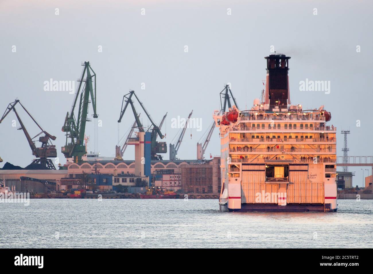 Stena Spirit, grande crocefisso di proprietà di Stena Line, a Gdynia, Polonia. 13 Giugno 2020 © Wojciech Strozyk / Alamy Stock Photo Foto Stock