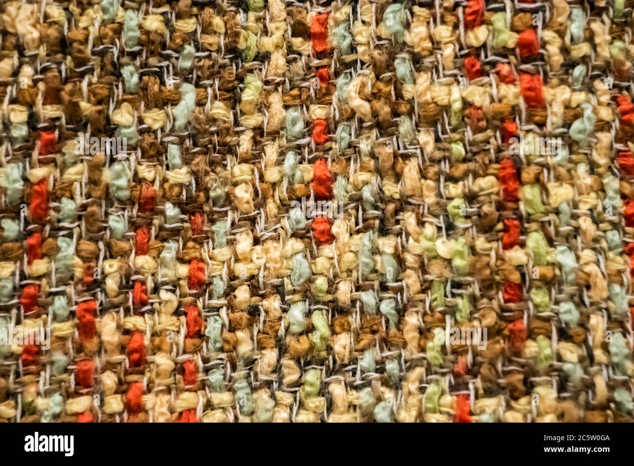 Tessuto in vimini naturale. Materiale ecologico per la fabbricazione di indumenti e accessori. Foto Stock