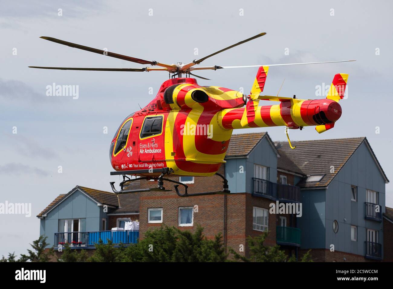 Air Ambulance, Essex e Herts, G-EHEM Foto Stock
